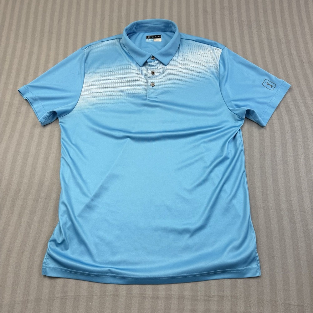 PGA TOUR Pro Series Polo Shirt Mens‎ XL Blue  Athletic Fit Golf